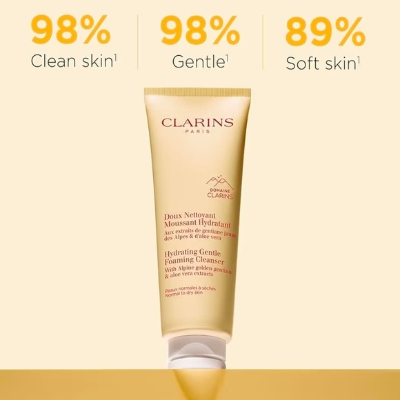 Clarins Gentle Foaming Cleanser - Cream-new - Picture 4 of 8